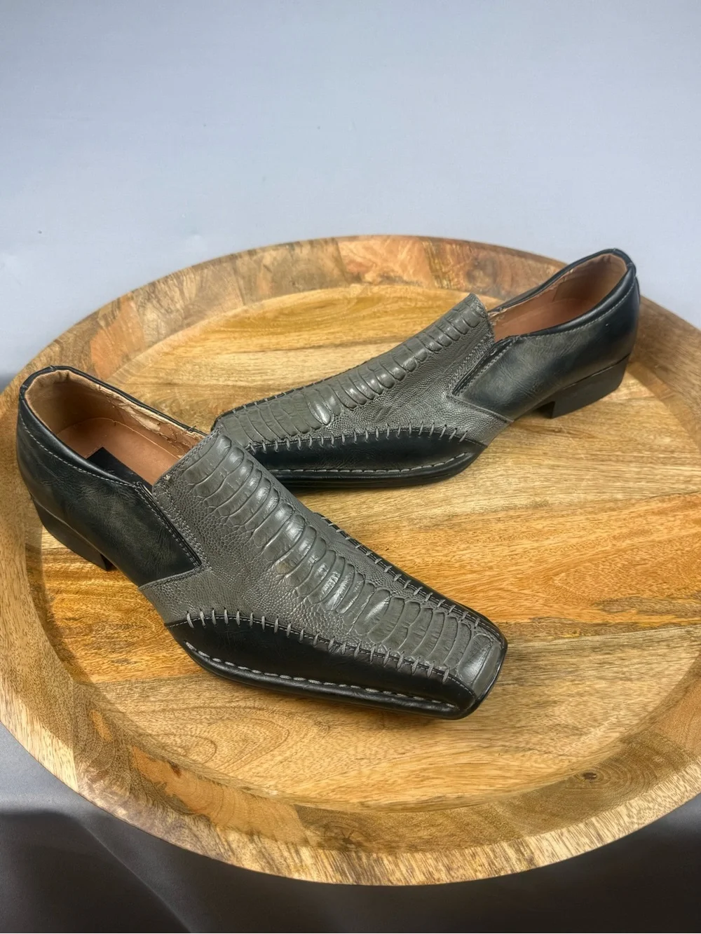 Alberto Gozzi Italy Men’s Leather Loafers Quiet Luxury Dress Shoes